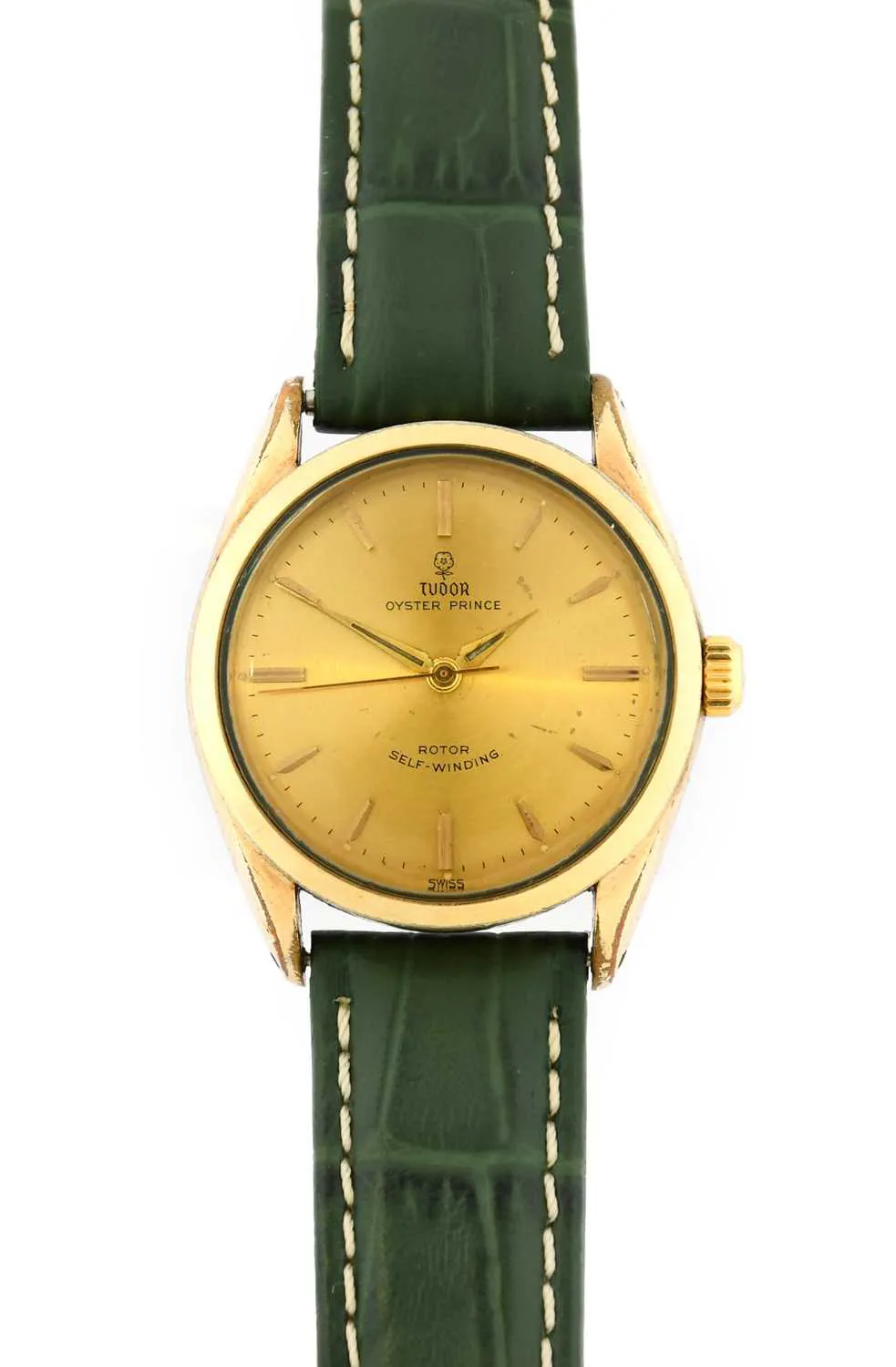 Tudor Oyster Prince 7965 33mm Yellow gold Champagne