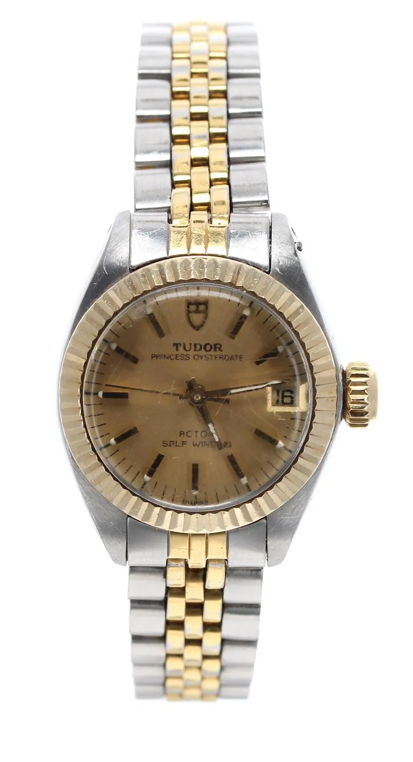 Tudor Princess Oysterdate 92313 23mm Yellow gold and Stainless steel Champagne 2