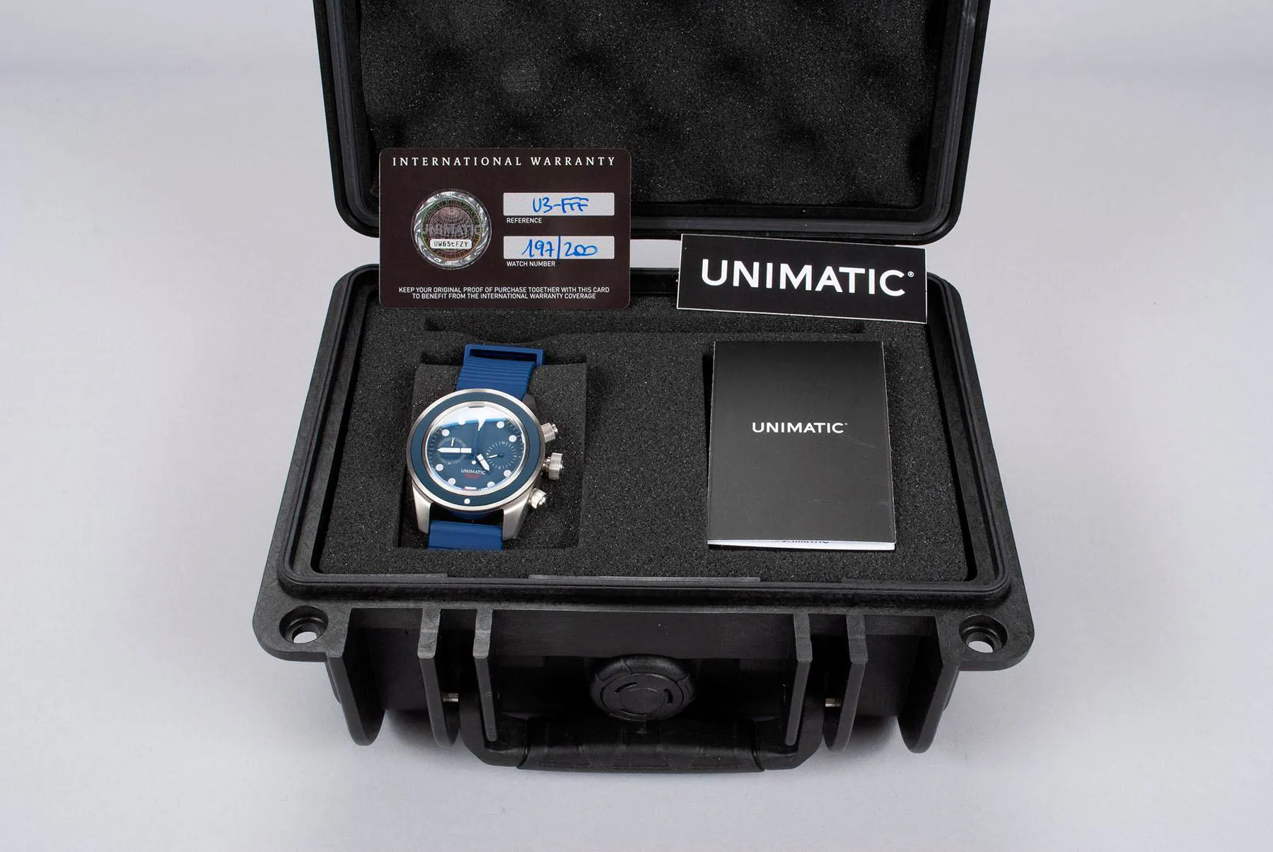 Unimatic Stainless steel Blue 2