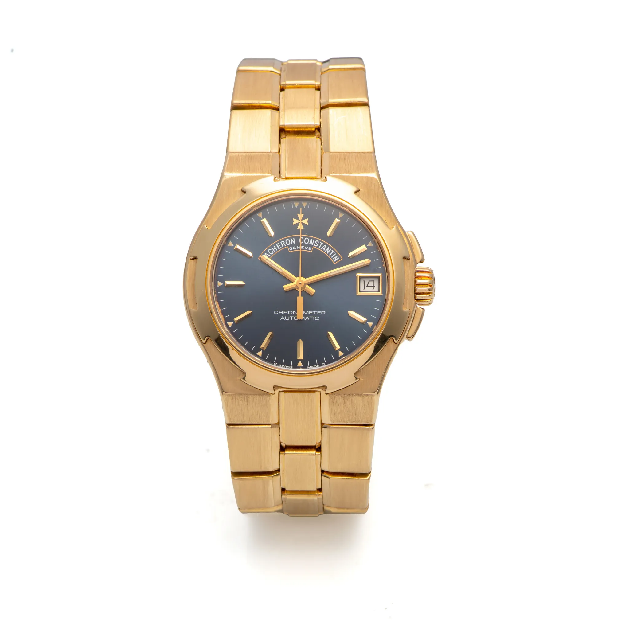 Vacheron Constantin Overseas 42050 35mm Yellow gold Blue