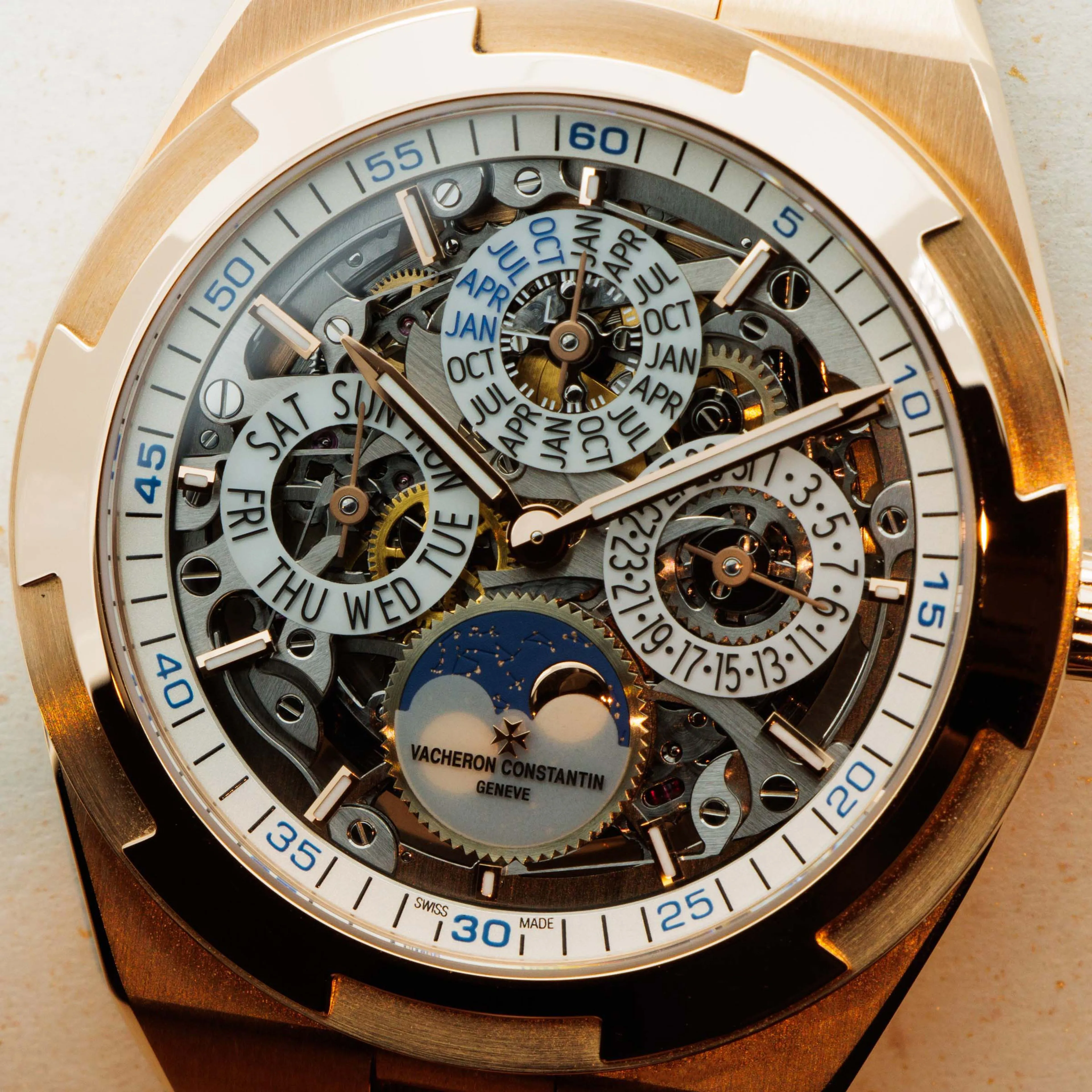 Vacheron Constantin Overseas 4300V/120R-B547 41.5mm Rose gold Skeletonized 10