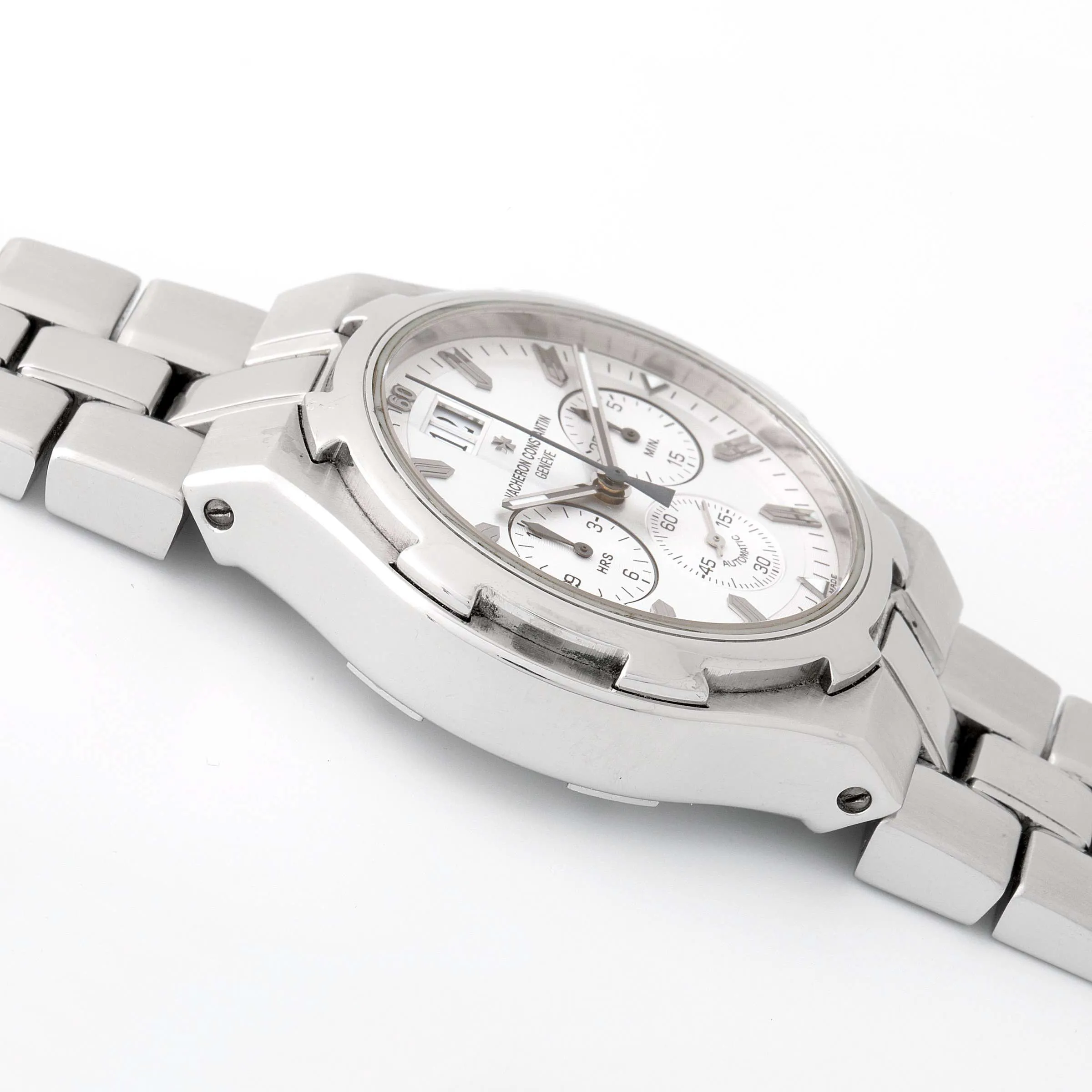 Vacheron Constantin Overseas Chronograph 49140 42mm Stainless steel White 4