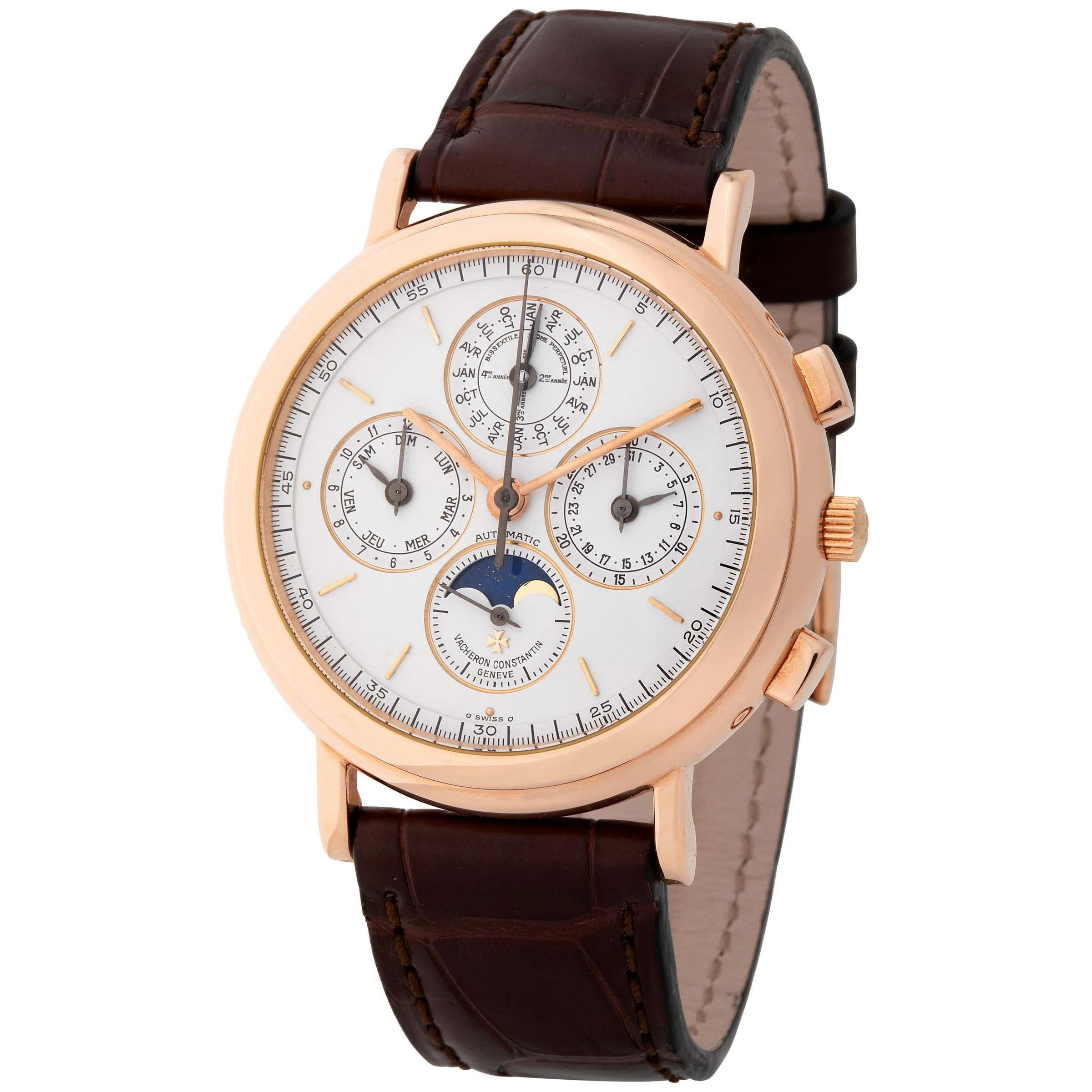 Vacheron Constantin Patrimony 49005 38mm Rose gold White