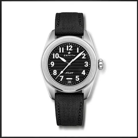 Zenith Pilot 03.4000.3620/21.I001 Stainless steel Black