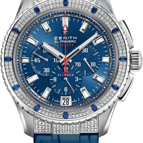 Zenith Star 16.2063.405/51.C715 45.5mm Stainless steel Blue