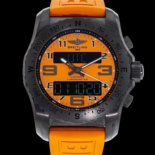 Breitling Cockpit 46mm Titanium Orange