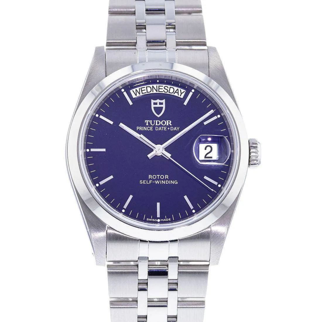 Tudor Day-Date Stainless steel Blue