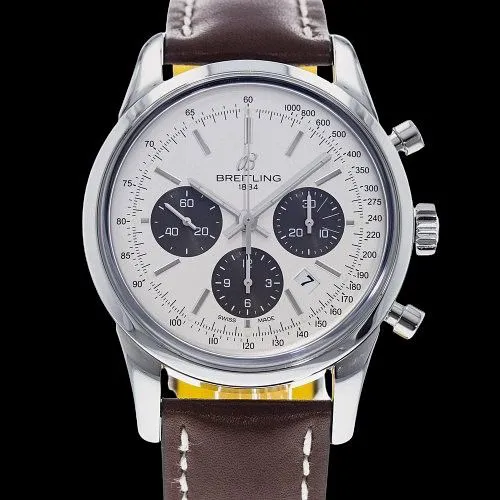 Breitling Transocean 43mm Stainless steel Silver