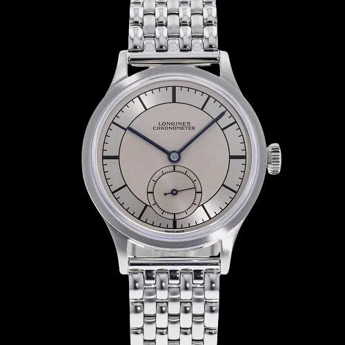 Longines Heritage 38.5mm Stainless steel Silver