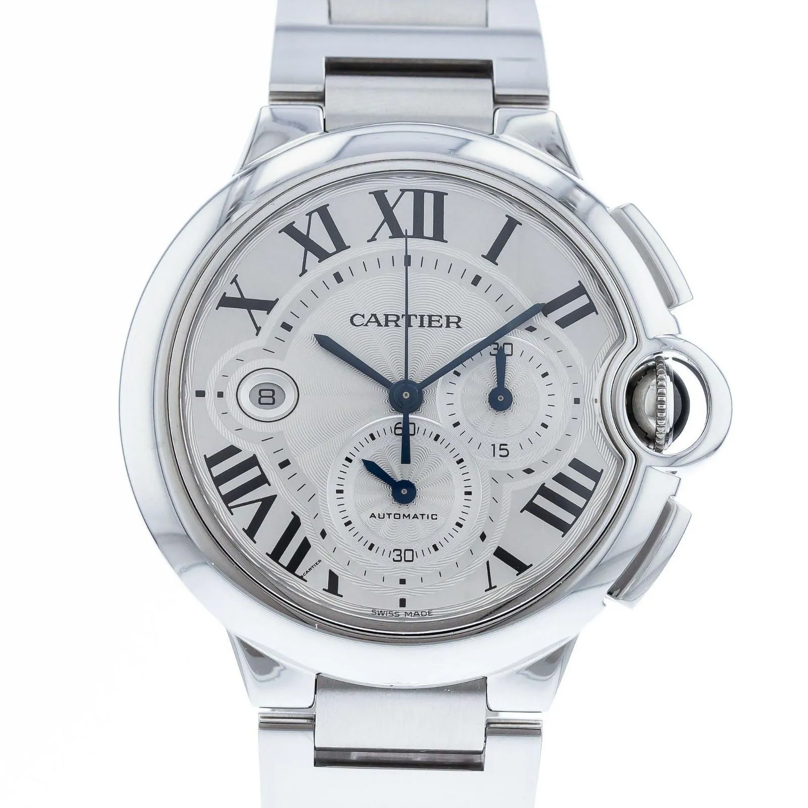 Cartier Ballon Bleu W6920002 44mm Stainless steel Silver