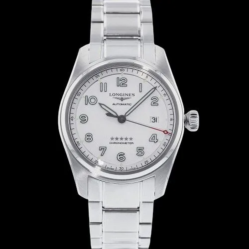 Longines Spirit 40mm Stainless steel Silver