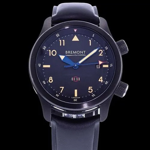 Bremont Jet Pilot 43mm Stainless steel and Black DLC Black