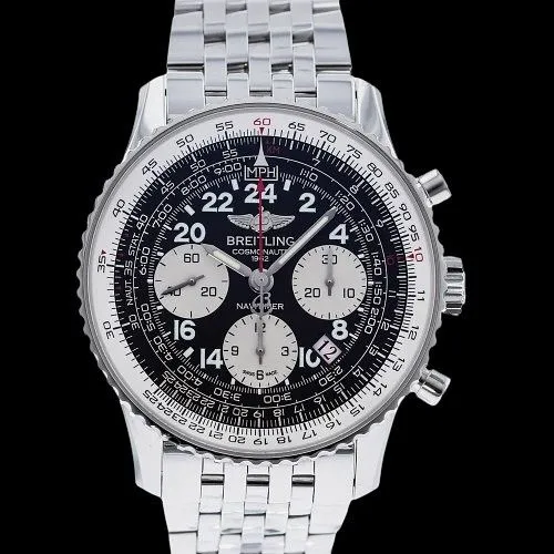 Breitling Cosmonaute 43mm Stainless steel Black