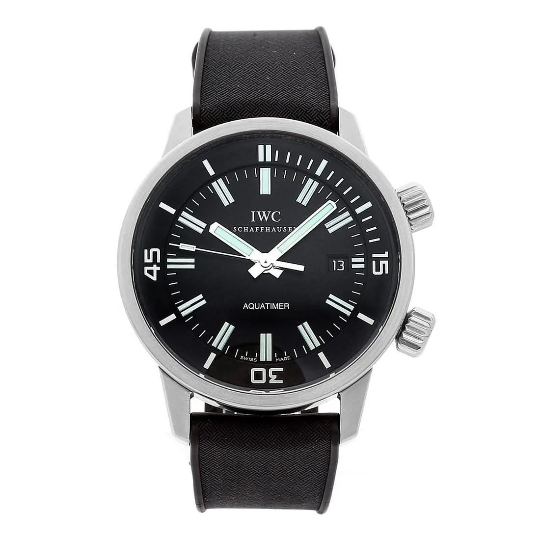 IWC Aquatimer IW323101 44mm Stainless steel Black