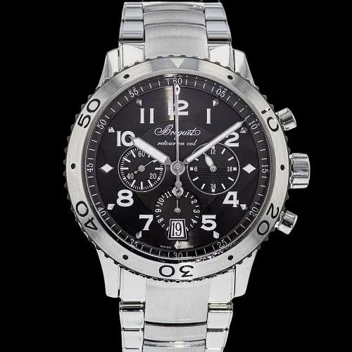 Breguet Type XXI 42.5mm Stainless steel Black