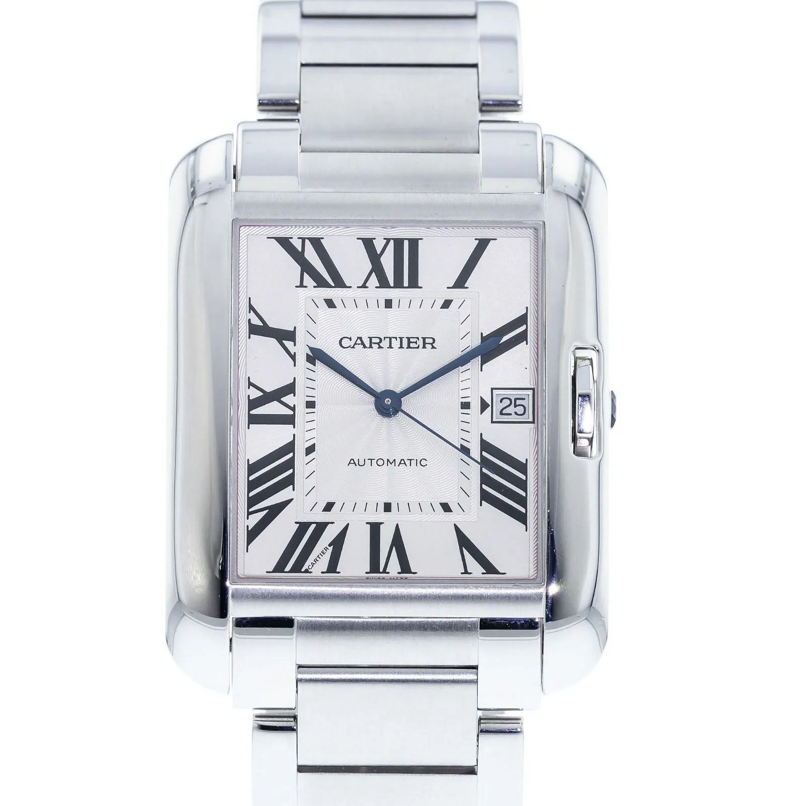 Cartier Tank Anglaise w5310008 Stainless steel Silver