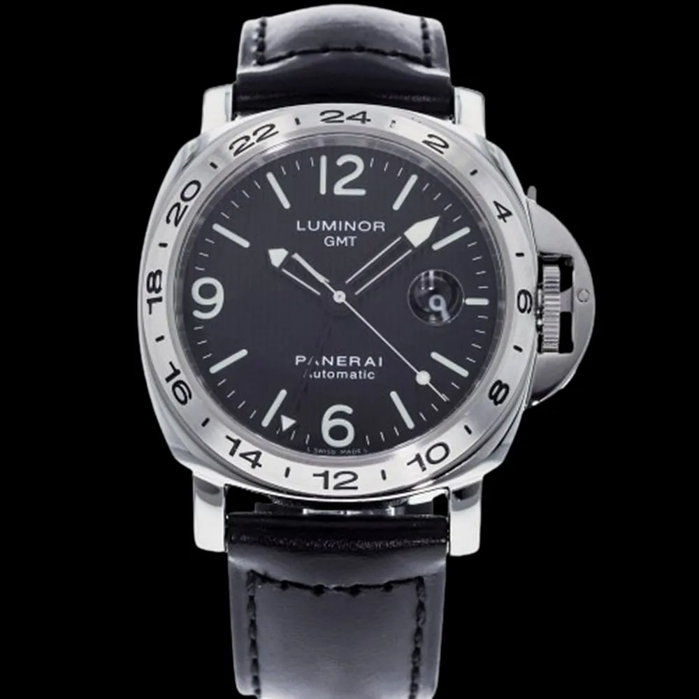 Panerai Luminor GMT 44mm Stainless steel Black