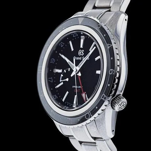 Grand Seiko Spring Drive 44mm Stainless steel Black 1