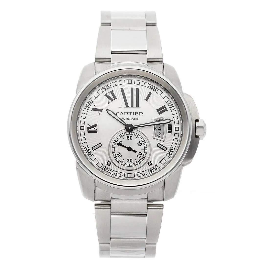 Cartier Calibre de Cartier W7100037 42mm Stainless steel Silver