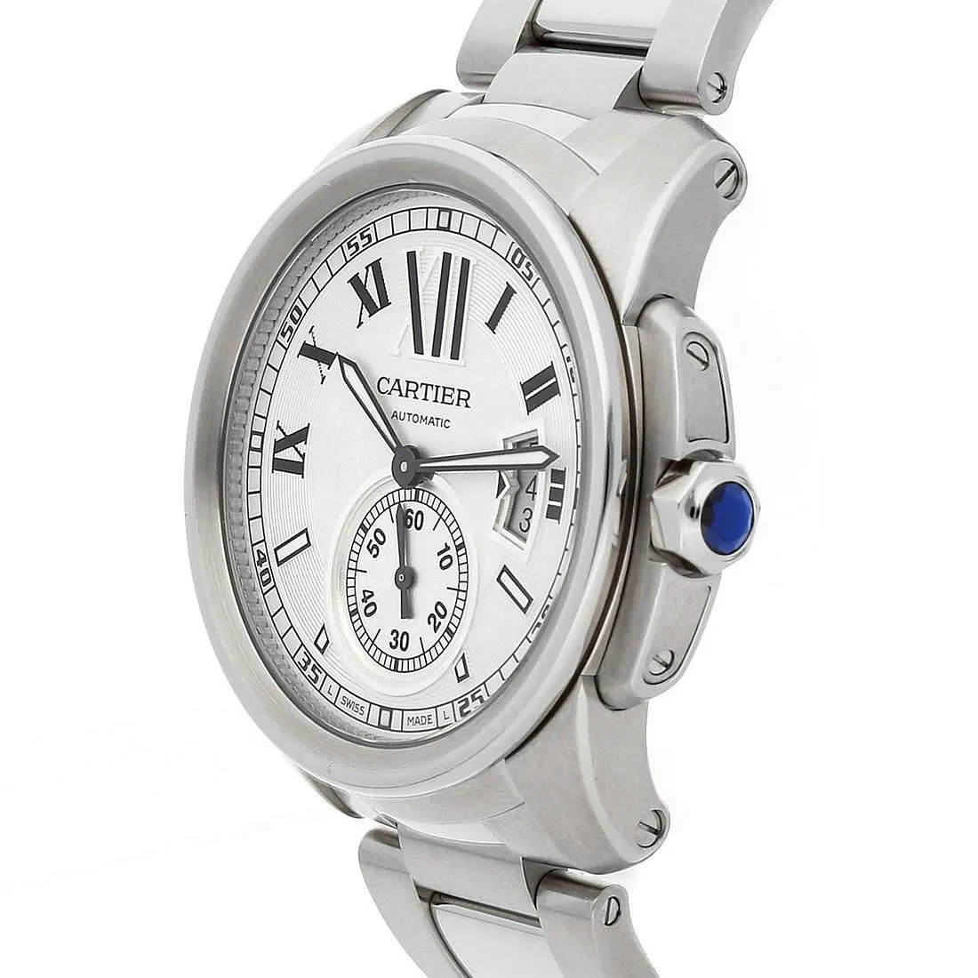 Cartier Calibre de Cartier W7100037 42mm Stainless steel Silver 2