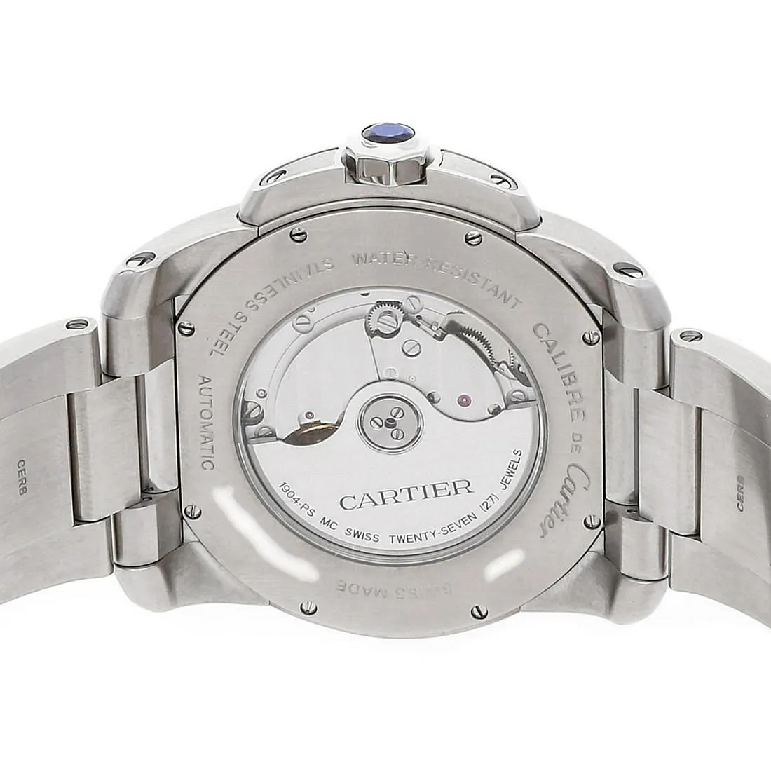 Cartier Calibre de Cartier W7100037 42mm Stainless steel Silver 3