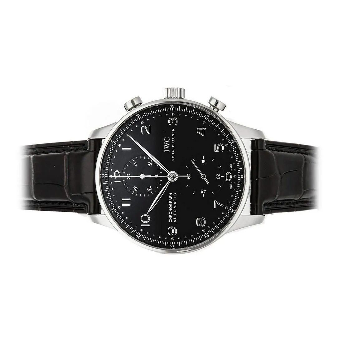 IWC Portugieser IW371447 41mm Stainless steel Black 1