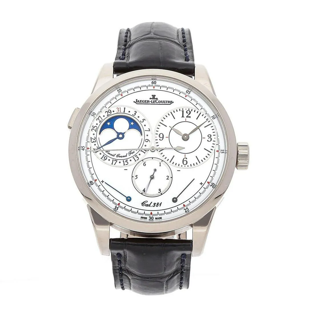 Jaeger-LeCoultre Duometre Quantieme Lunaire 41mm White gold White