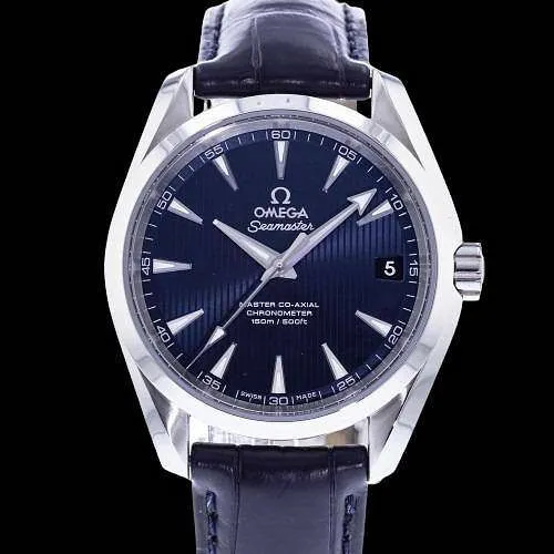 Omega Aqua Terra 38.5mm Stainless steel Blue