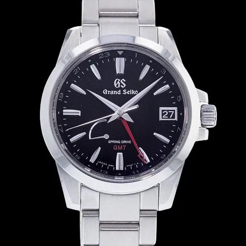 Grand Seiko Spring Drive 39mm Stainless steel Black