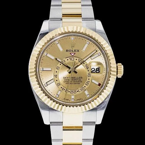 Rolex Sky-Dweller 42mm Yellow gold and stainless steel Gold