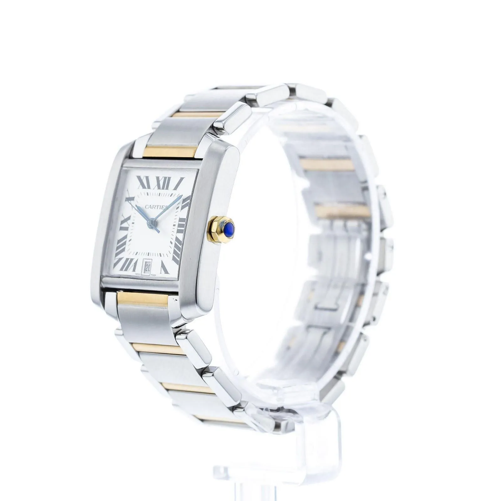 Cartier Tank Française W51005Q4 Yellow gold and Stainless steel Silver 1