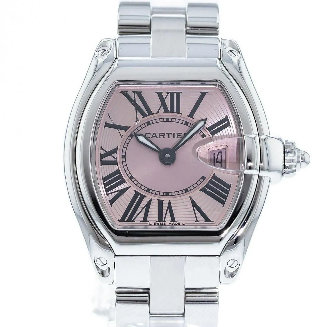 Cartier Roadster W62017V3 30mm Stainless steel Rose