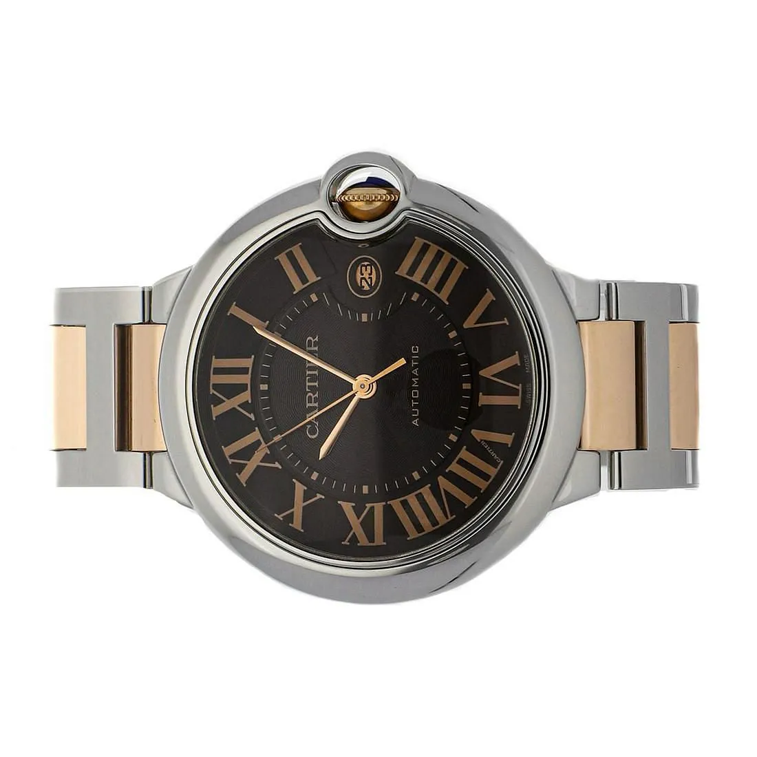 Cartier Ballon Bleu W6920032 42mm Stainless steel Black 1