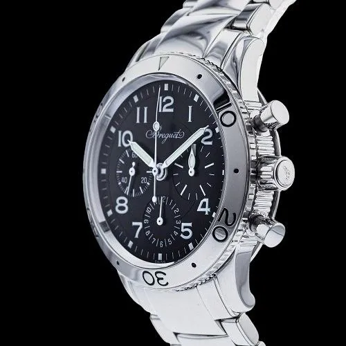 Breguet Type XX Aéronavale 39.5mm Stainless steel Black 1