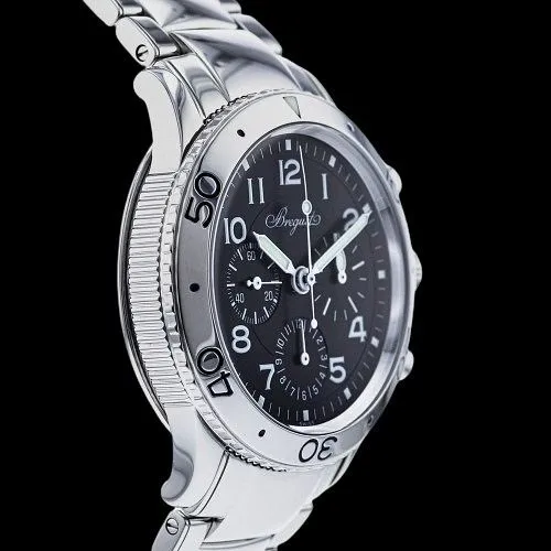 Breguet Type XX Aéronavale 39.5mm Stainless steel Black 3