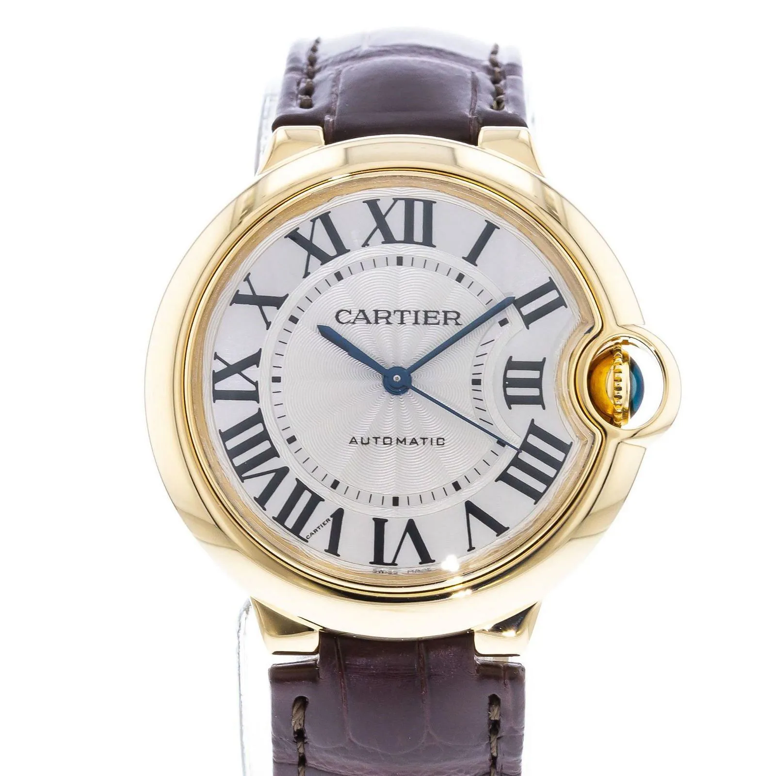 Cartier Ballon Bleu W6900356 36mm Yellow gold Silver