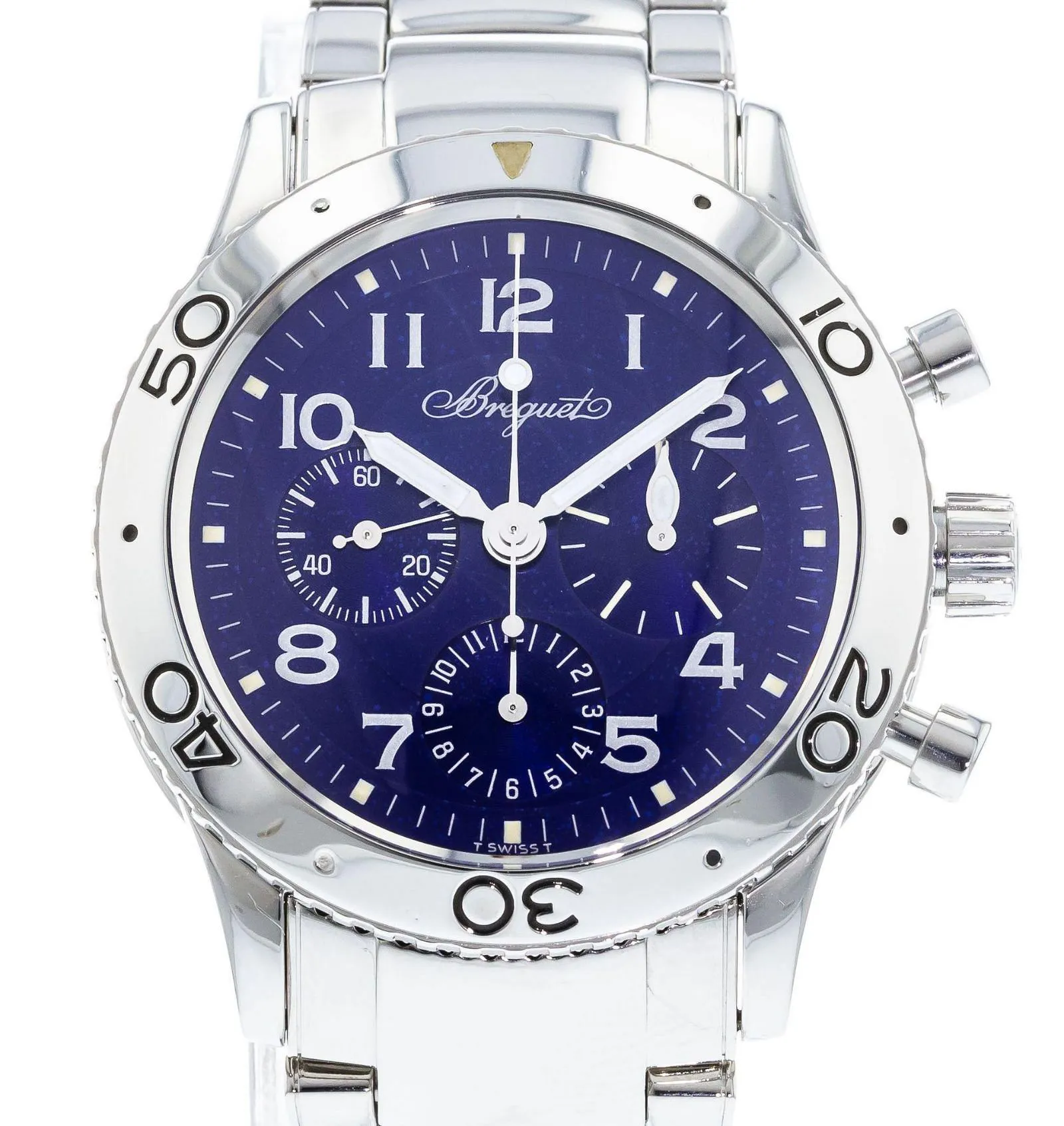 Breguet Type XX Aéronavale Stainless steel Blue