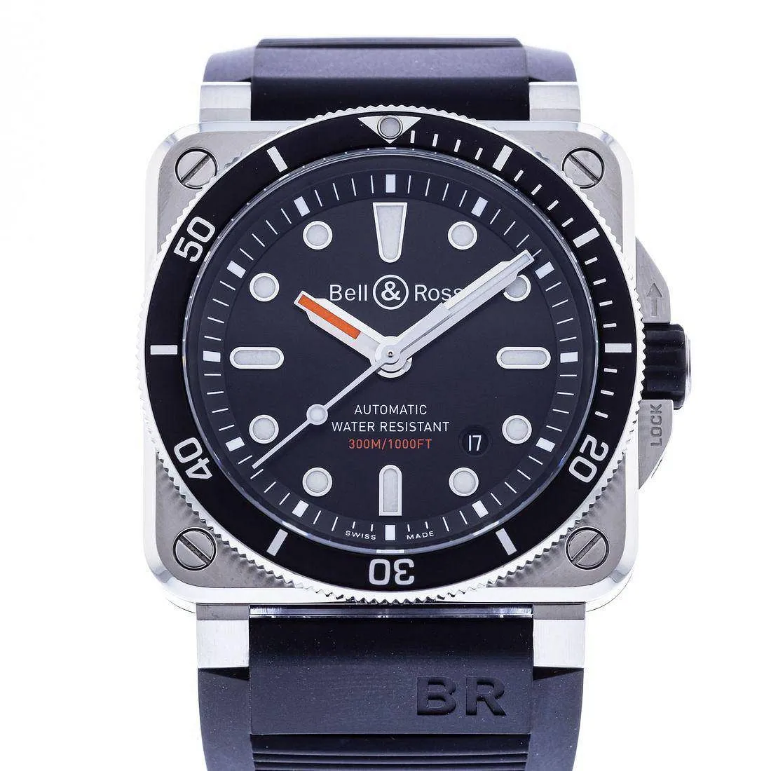 Bell & Ross BR03-92 Stainless steel Blue