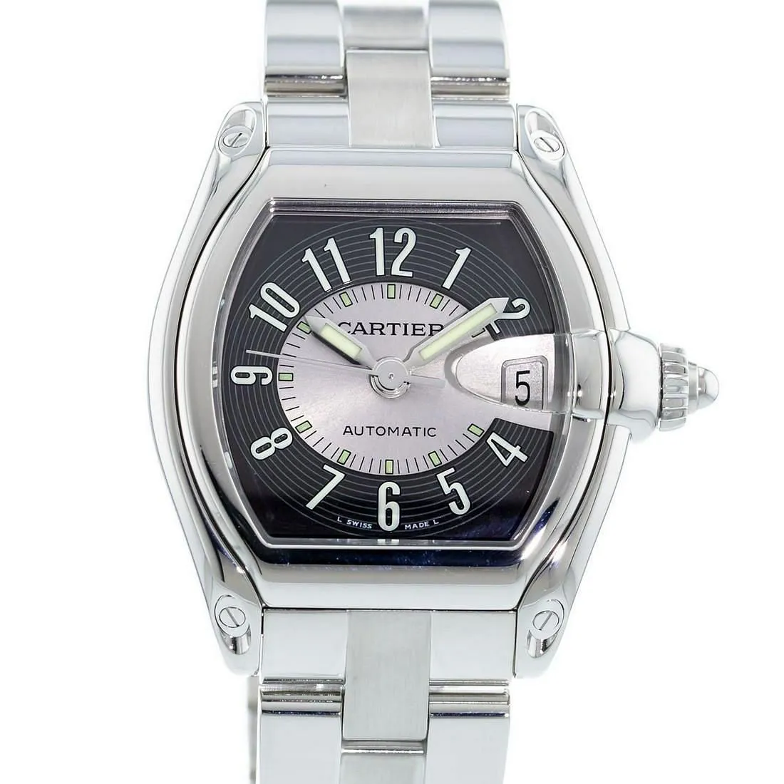 Cartier Roadster W62001V3 Stainless steel Black