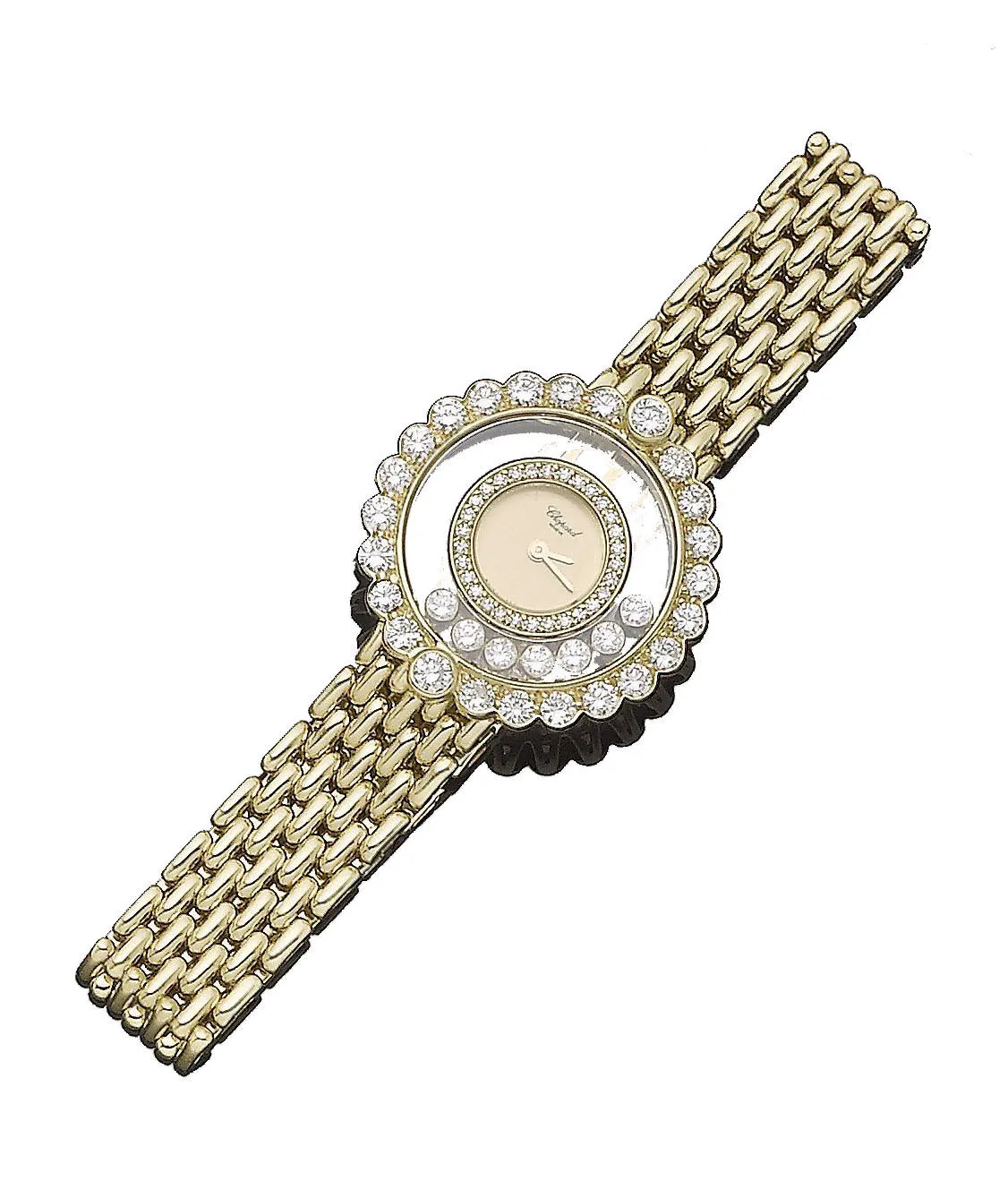 Chopard Happy Diamonds 26mm Diamond Cream