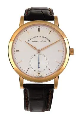 A. Lange & Söhne Saxonia 307.032 41mm Yellow gold Silver