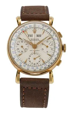 Rolex Chronograph 4768 34mm Yellow gold Silver