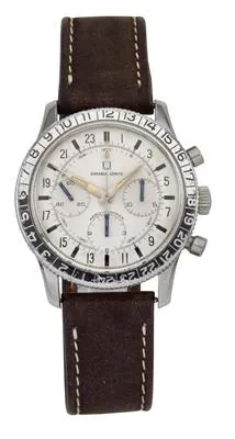 Universal Genève Aero-Compax 890 100/01 40mm Stainless steel White