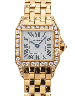 Cartier Santos W25063X9 Yellow gold Weiß