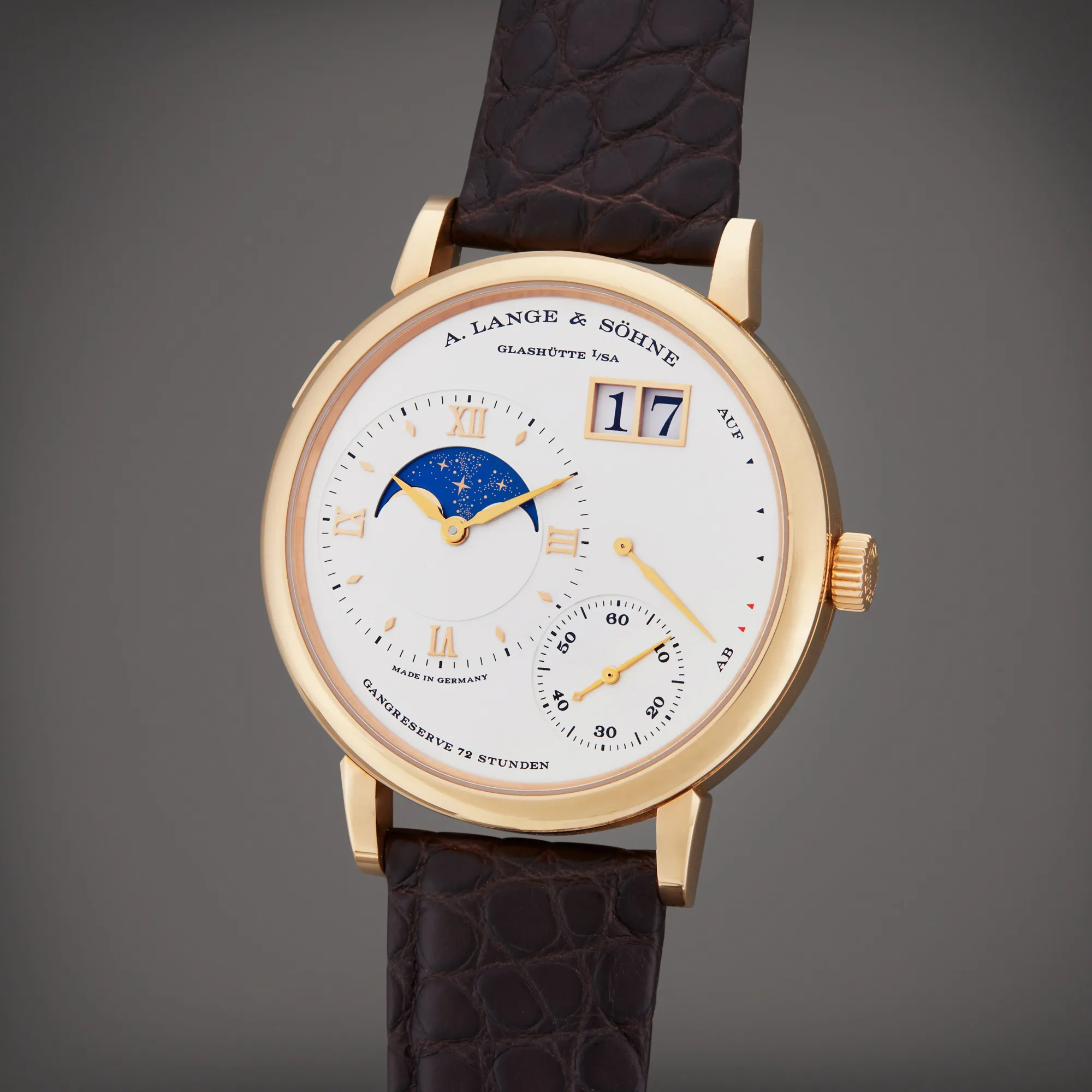 A. Lange & Söhne Grand Lange 1 139.032 41mm Rose gold Silver