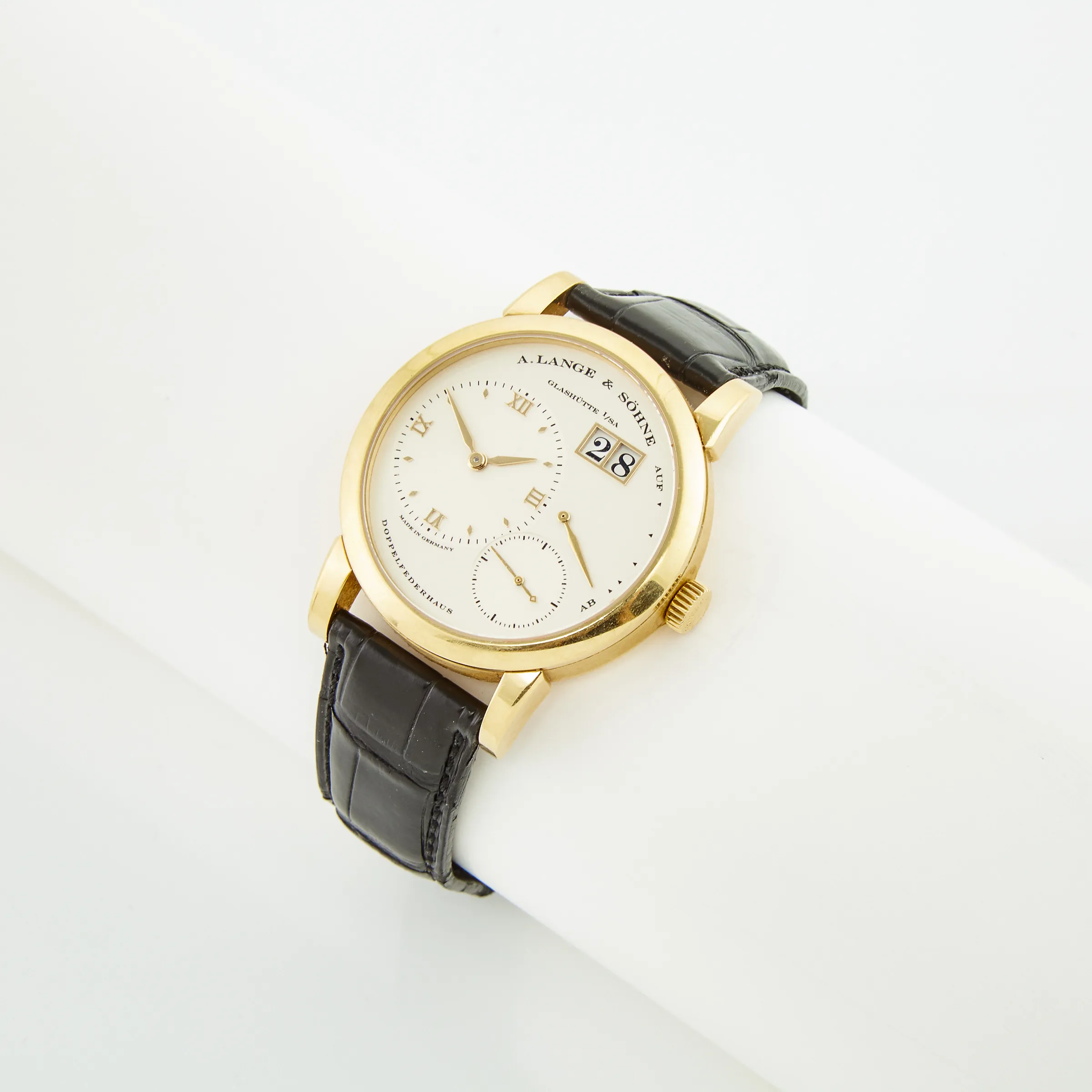 A. Lange & Söhne Lange 1 101.021 38.5mm Yellow gold Silver