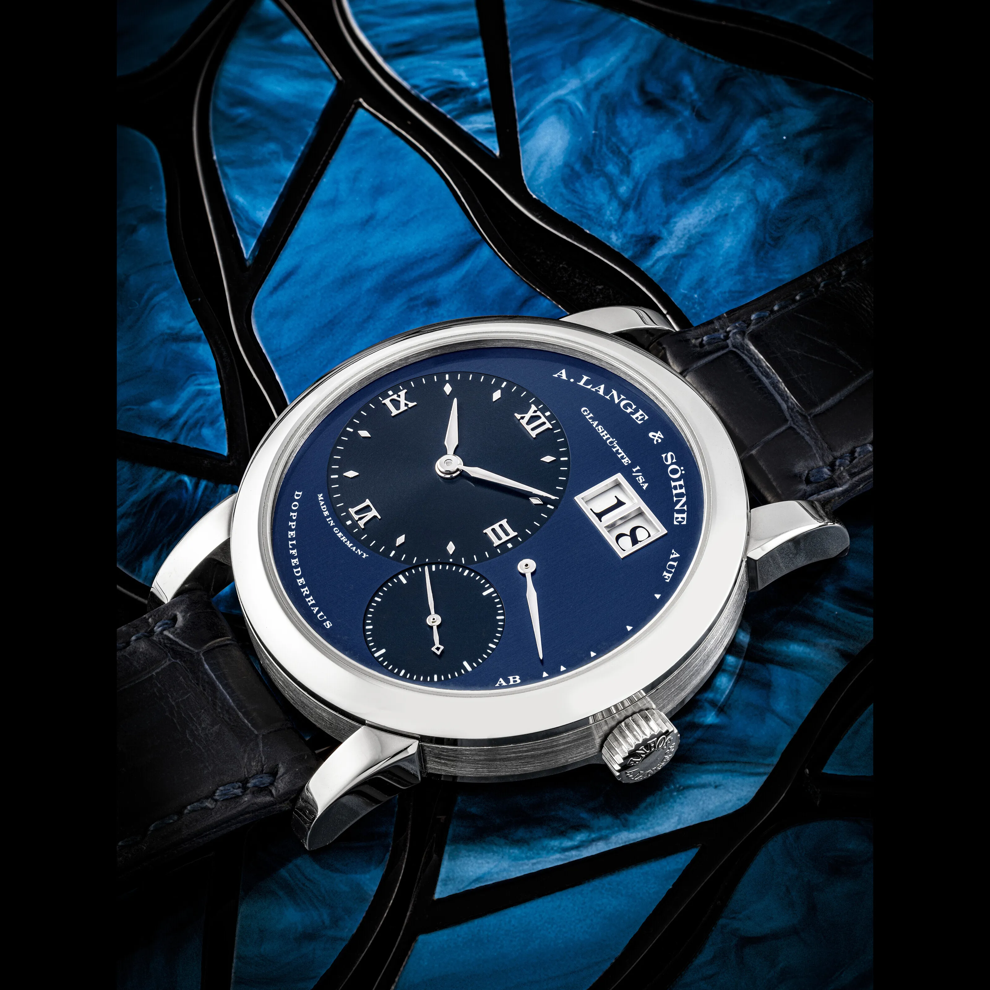 A. Lange & Söhne Lange 1 101.027 39mm White gold Blue