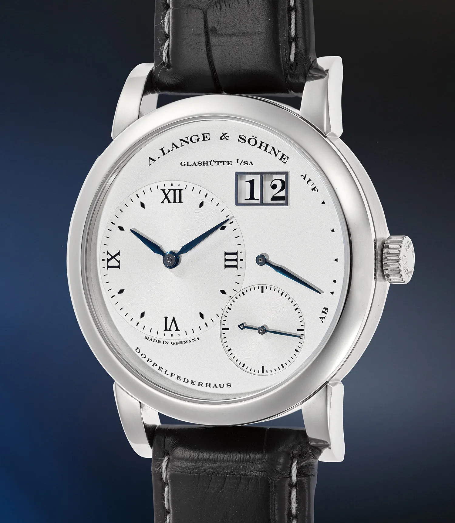 A. Lange & Söhne Lange 1 101.027 38.5mm White gold Blue