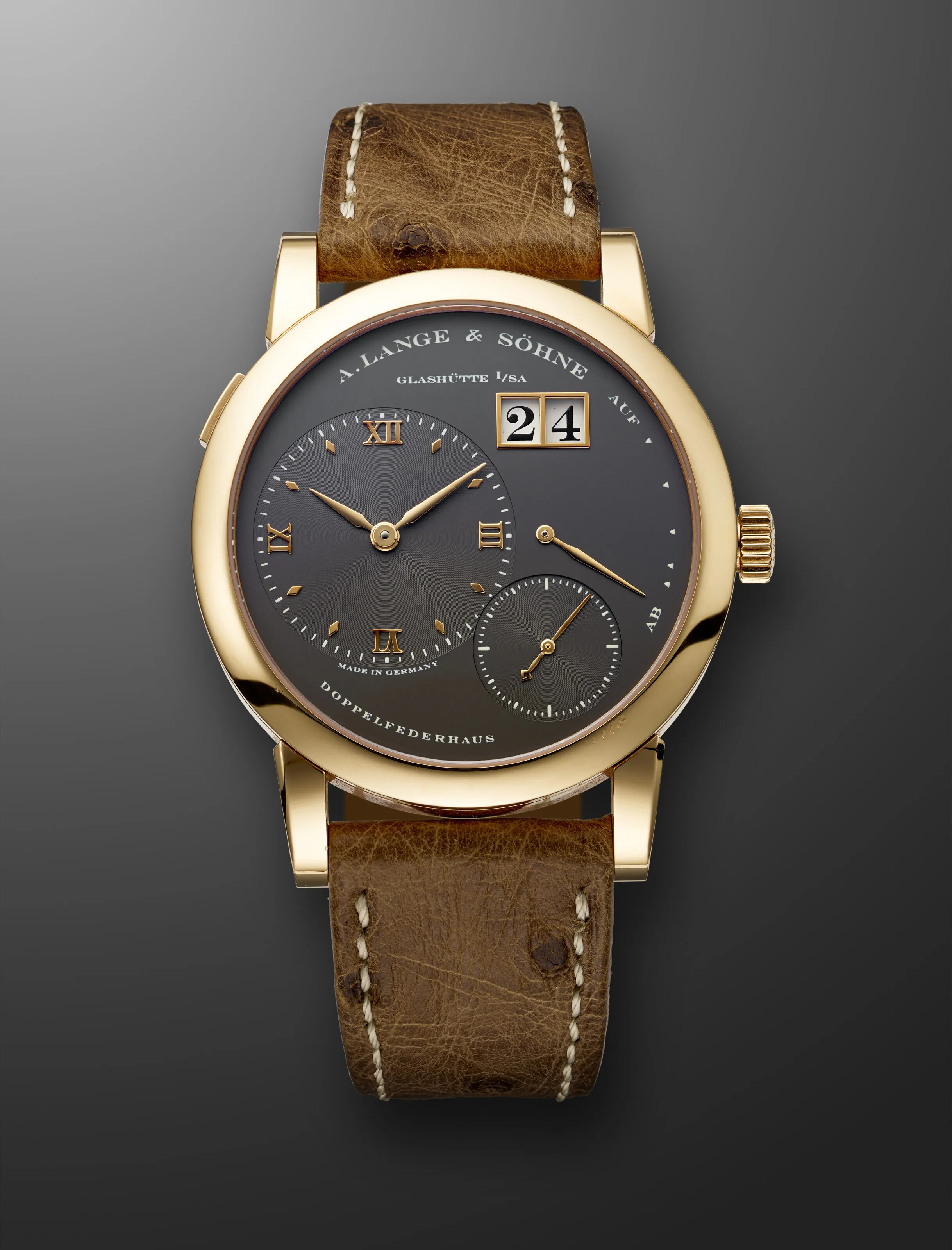 A. Lange & Söhne Lange 1 101.033 38.5mm Rose gold Gray