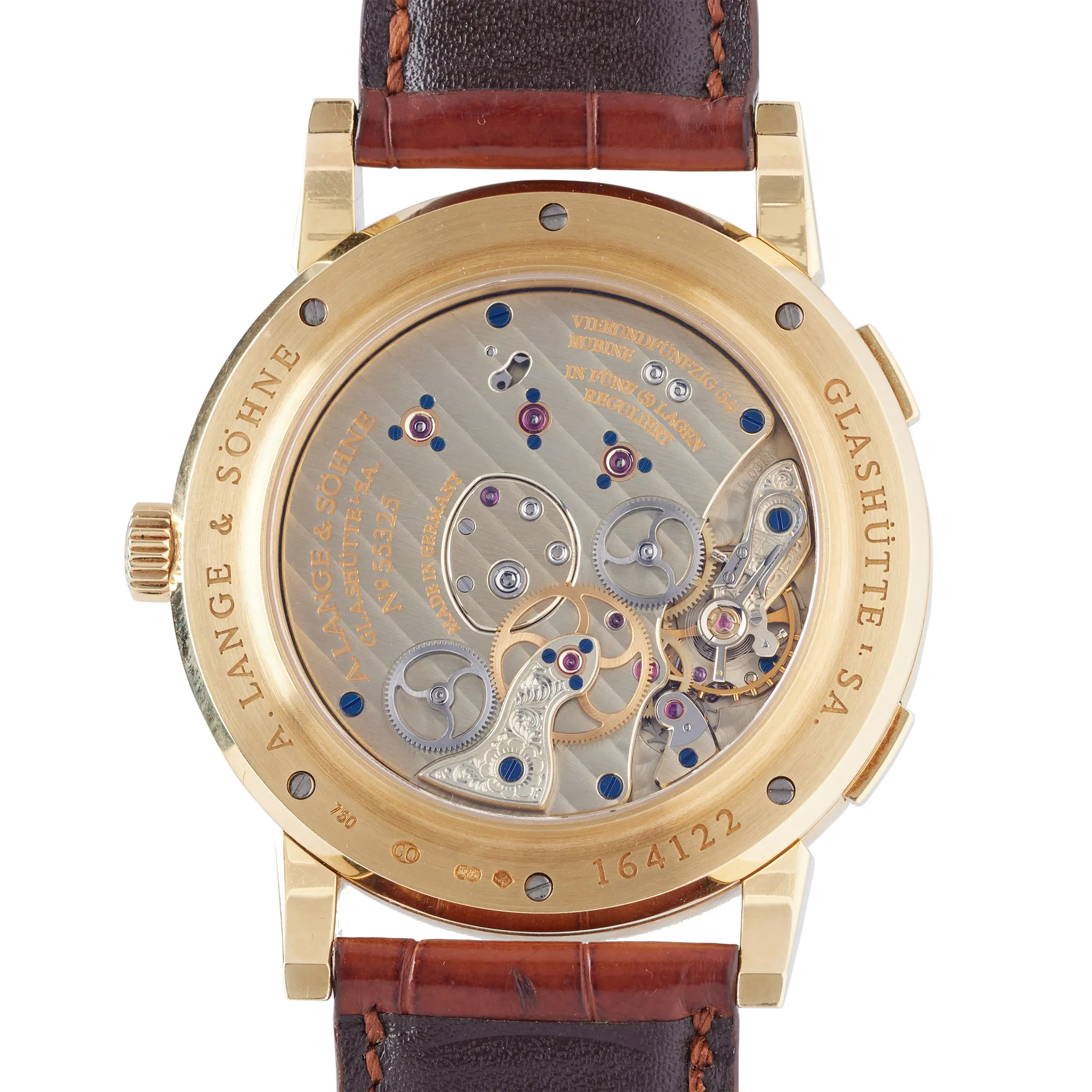 A. Lange & Söhne Lange 1 116.021/LS1161AA 42mm Yellow gold Silver 2